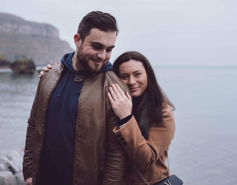 Pre wedding photography shoot in Llandudno North Wales