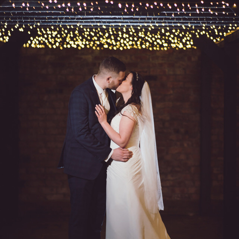 Night time Wedding photography at Lion Quays, Oswestry