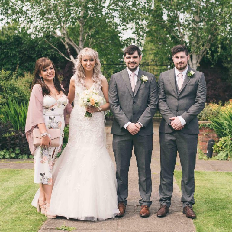 Wedding group photography at Lion Quays Hotel & Spa