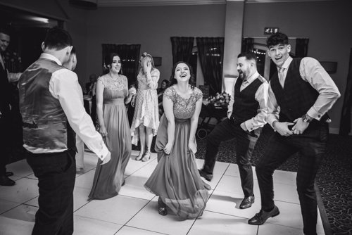 Dancing during wedding at Lion Quays